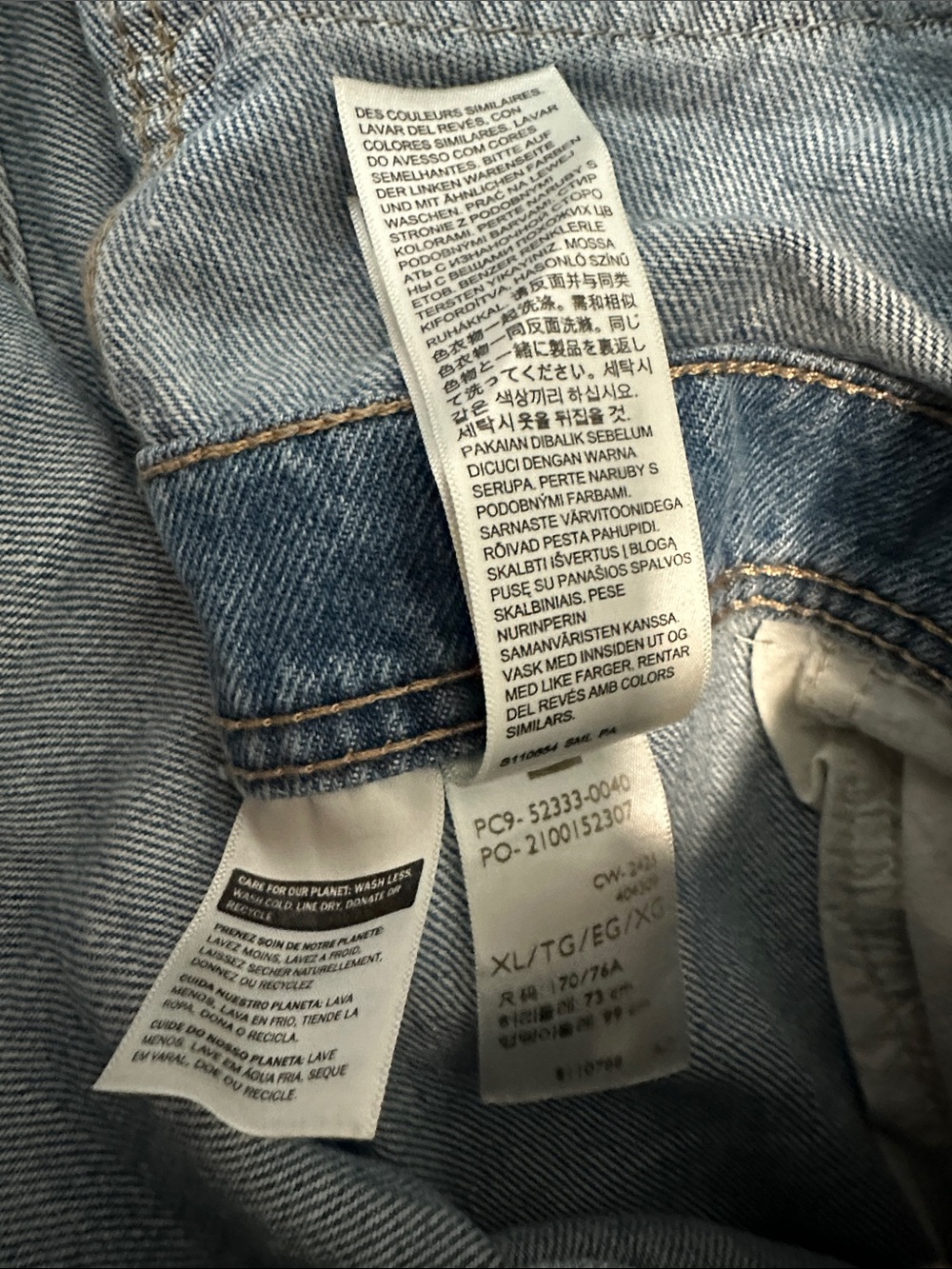 Levi's  Blue Denim Overalls - Picture 14 of 14